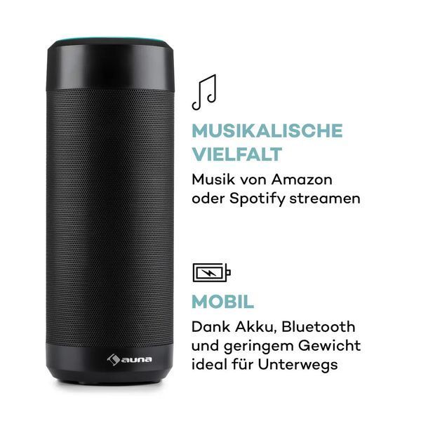 Портативна Bluetooth-колонка Auna Intelligence Tube 10032085 2703533087 фото