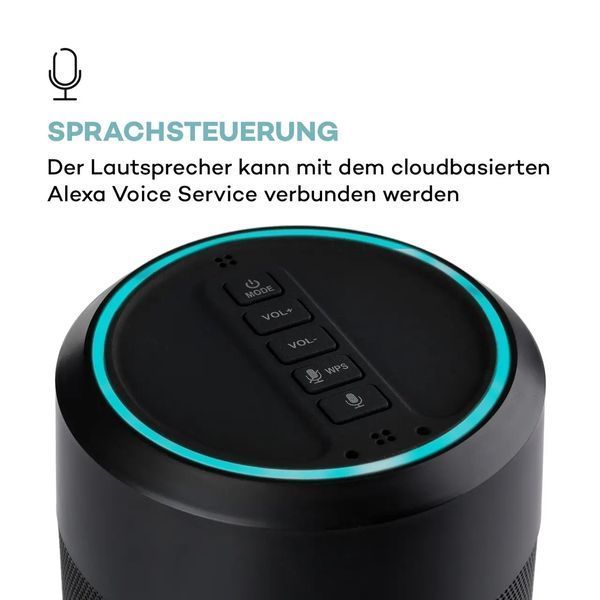 Портативна Bluetooth-колонка Auna Intelligence Tube 10032085 2703533087 фото