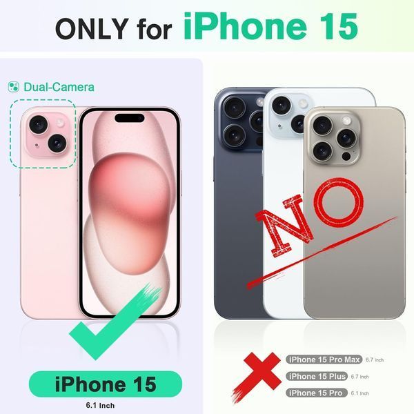 Чохол-книжка TUCCH для iPhone 15 6.1" 2321 фото