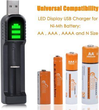 USB-зарядное устройство со светодиодным дисплеем для аккумуляторов Pickle Power GD2093  фото