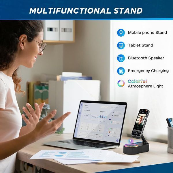 Подставка для мобильного телефона с Bluetooth-динамиком YuLohass GD1909  фото