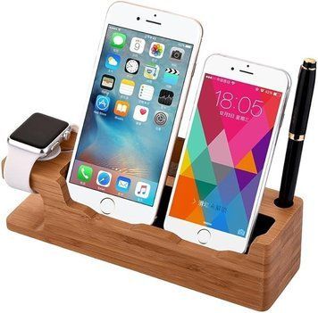 Багатофункціональна бамбукова підставка-тримач XPhonew GD2491 фото