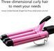 Плойка для волосся Hair Waver з трьома щипцями для створення великих хвиль GD1638 фото 6