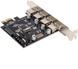 Адаптер карты расширения PCI Express HUB 4 порта PCI-E &ndash; USB 3.0 для материнской платы 1759 фото 9