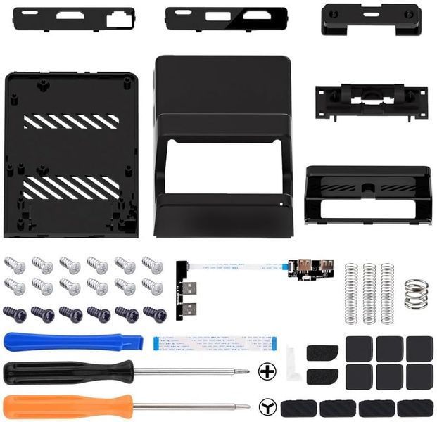 Корпус портативної міні-док-станції eXtremeRate для Nintendo Switch & Switch OLED (AiryDocky DIY Kit) т0273 фото
