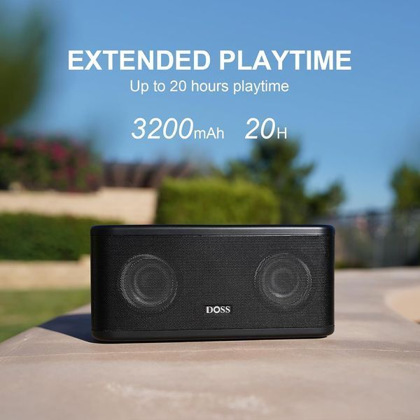 Портативна Bluetooth колонка DOSS SoundBox Plus із HD-звуком (1875) 2703533086 фото
